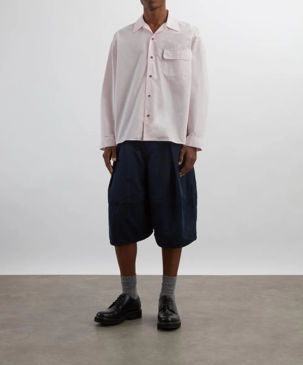 YMC Shirts^Light Pink Wray Boxy Long-Sleeve Shirt