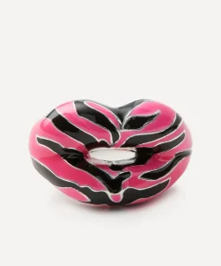 Solange Azagury-Partridge Rings^Limited Edition Neon Pink Tiger Hotlips Ring