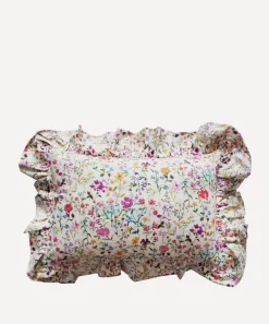 Coco & Wolf Cushions^Linen Garden Ruffle Oblong Cushion