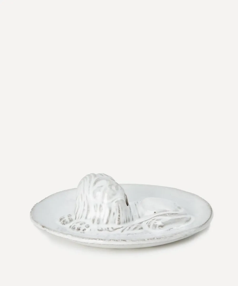 Astier de Villatte Candles & Candle Holders^Lion Incense Holder on Saucer