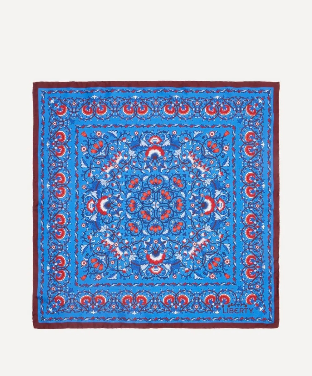Liberty Scarves^Lodden 45 x 45 Silk Neckerchief