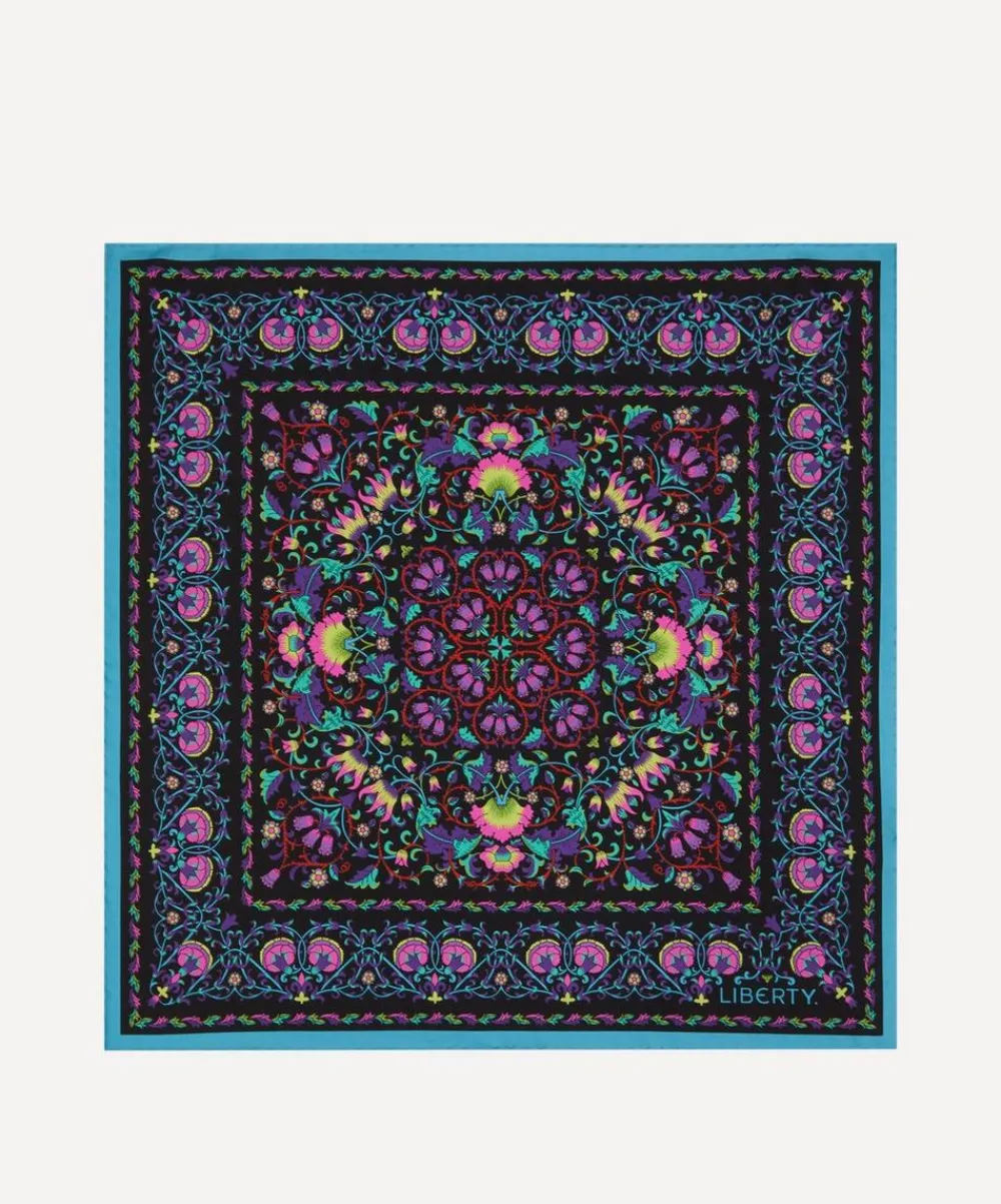 Liberty Scarves^Lodden 45 x 45 Silk Neckerchief