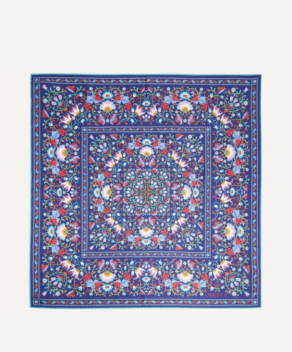 Liberty Scarves^Lodden 70 x 70 Silk Scarf