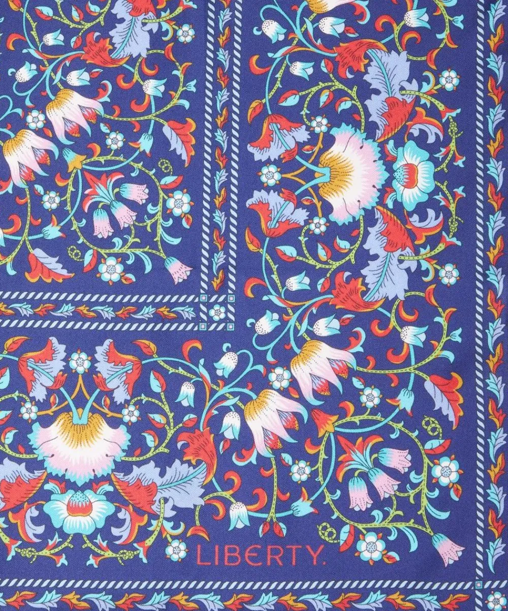 Liberty Scarves^Lodden 70 x 70 Silk Scarf