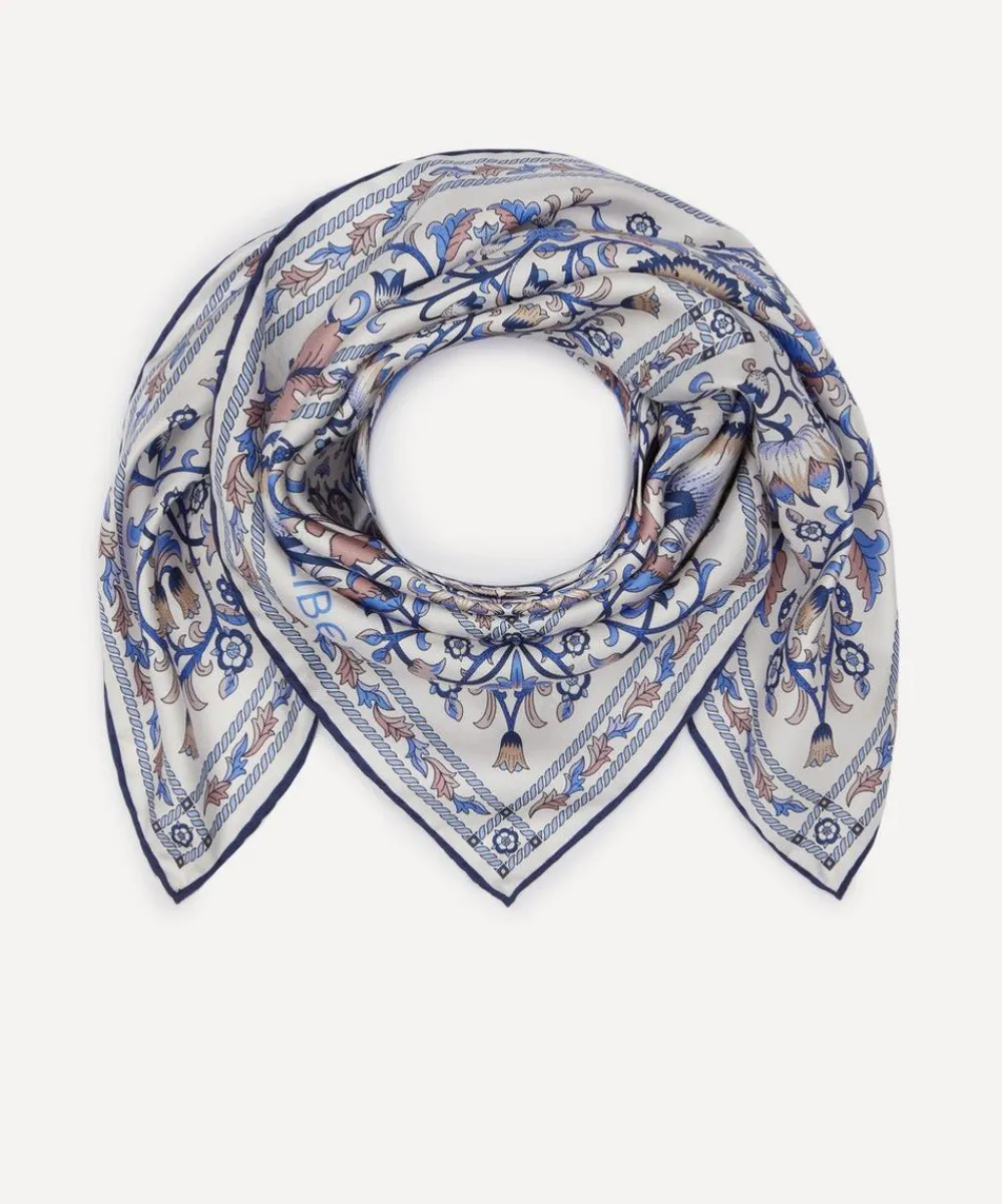 Liberty Scarves^Lodden 70 x 70 Silk Scarf