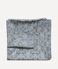 Coco & Wolf Bedding^Lodden China Blue Double Flat Sheet