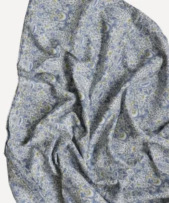 Coco & Wolf Bedding^Lodden China Blue Double Flat Sheet