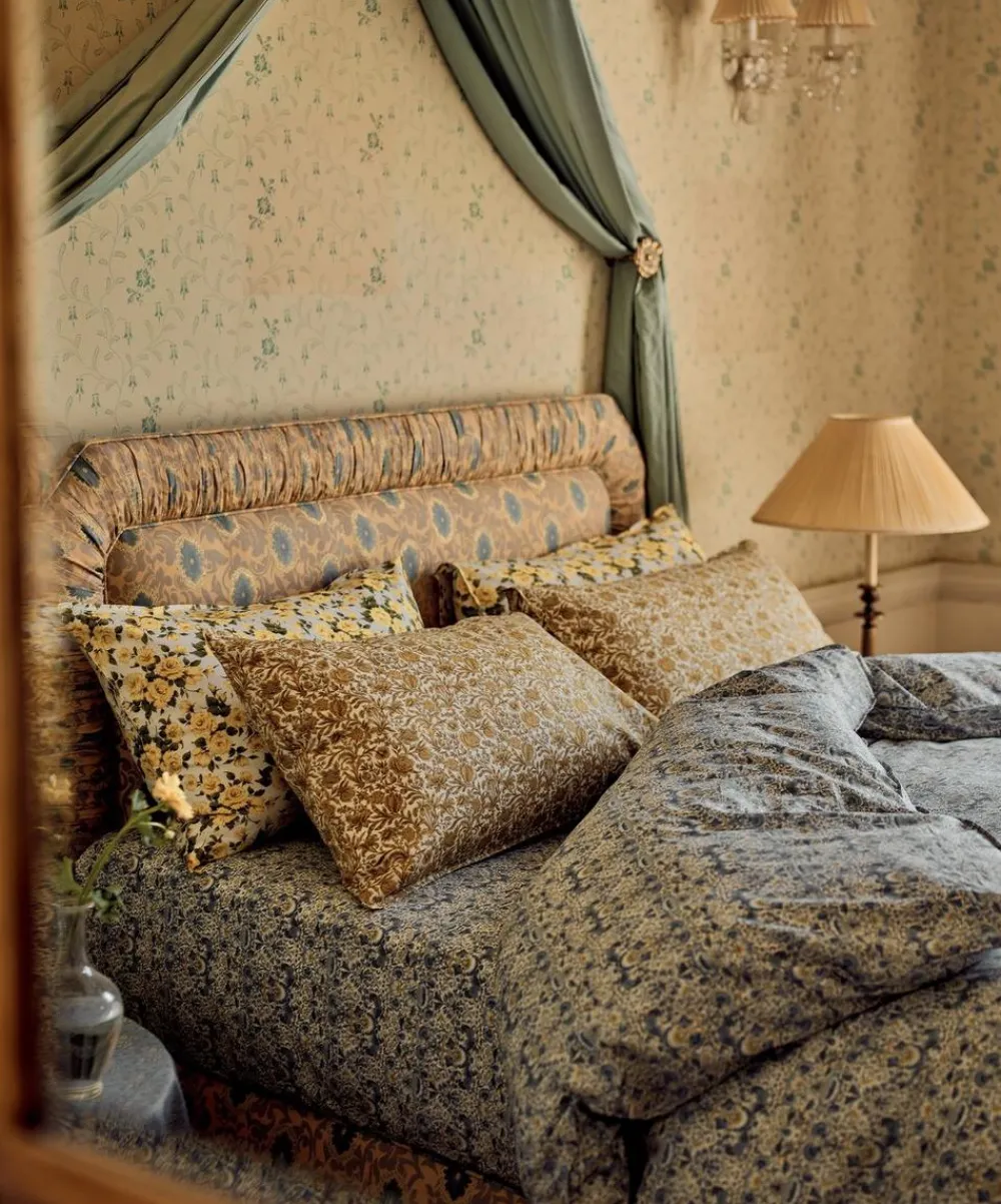 Coco & Wolf Bedding^Lodden Tana Lawn™ Cotton Double Fitted Sheet