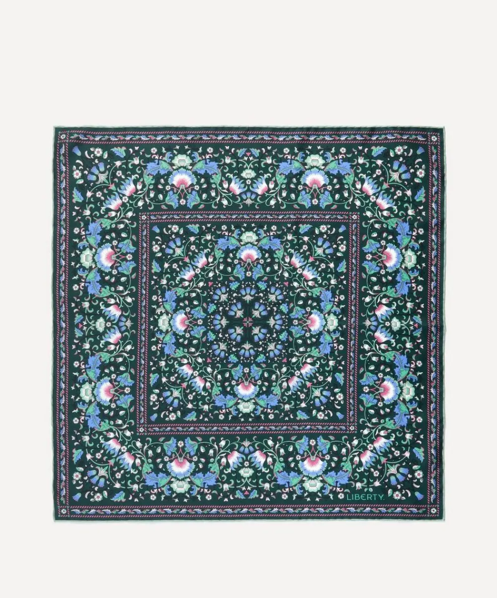 Liberty Scarves^Lodden 70X70 Silk Scarf