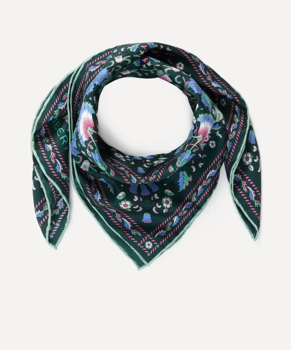 Liberty Scarves^Lodden 70X70 Silk Scarf