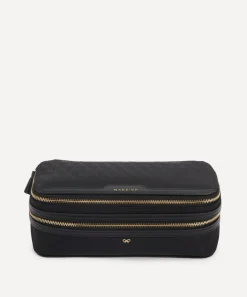 Anya Hindmarch Purses & Pouches^Logo Black Make-Up Pouch