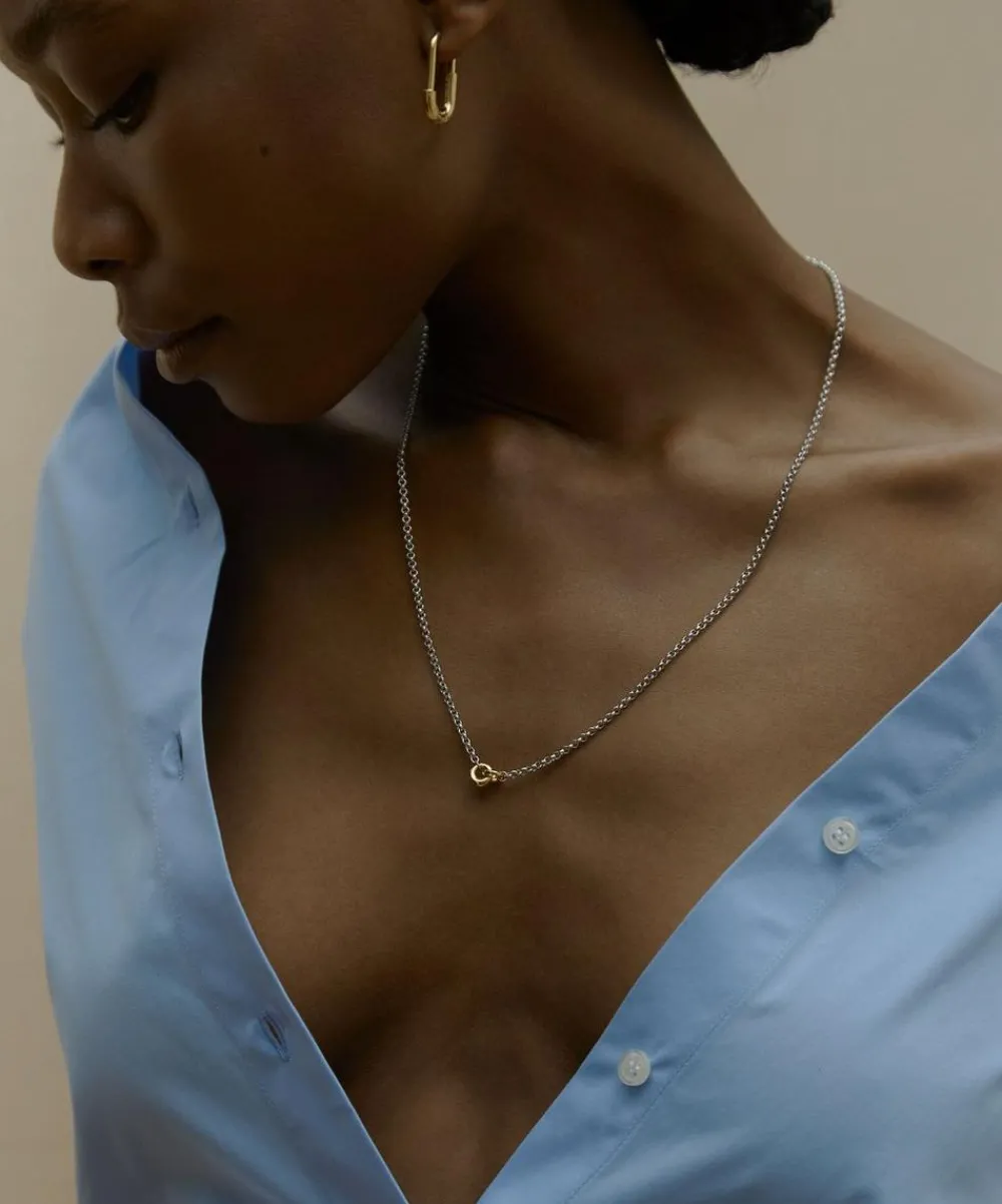 Otiumberg Necklaces^Long Mixed Metal Link Up Pendant Necklace