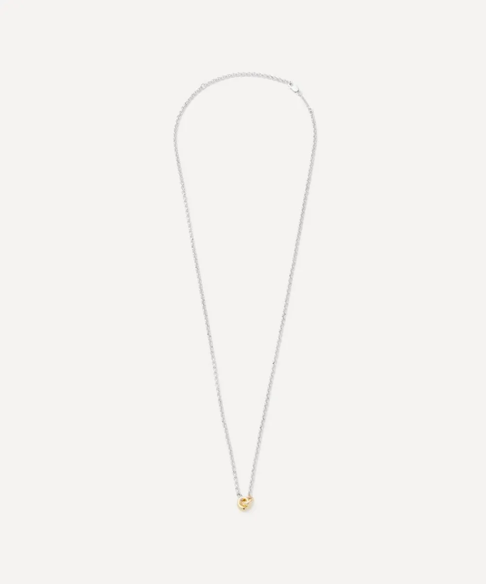 Otiumberg Necklaces^Long Mixed Metal Link Up Pendant Necklace