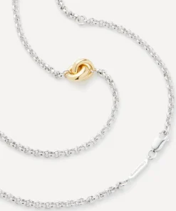 Otiumberg Necklaces^Long Mixed Metal Link Up Pendant Necklace