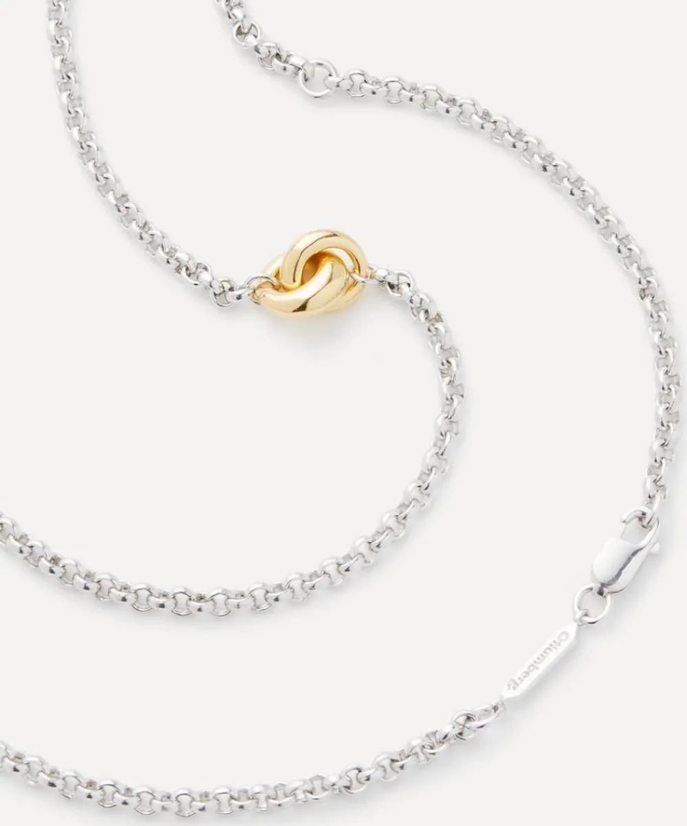 Otiumberg Necklaces^Long Mixed Metal Link Up Pendant Necklace