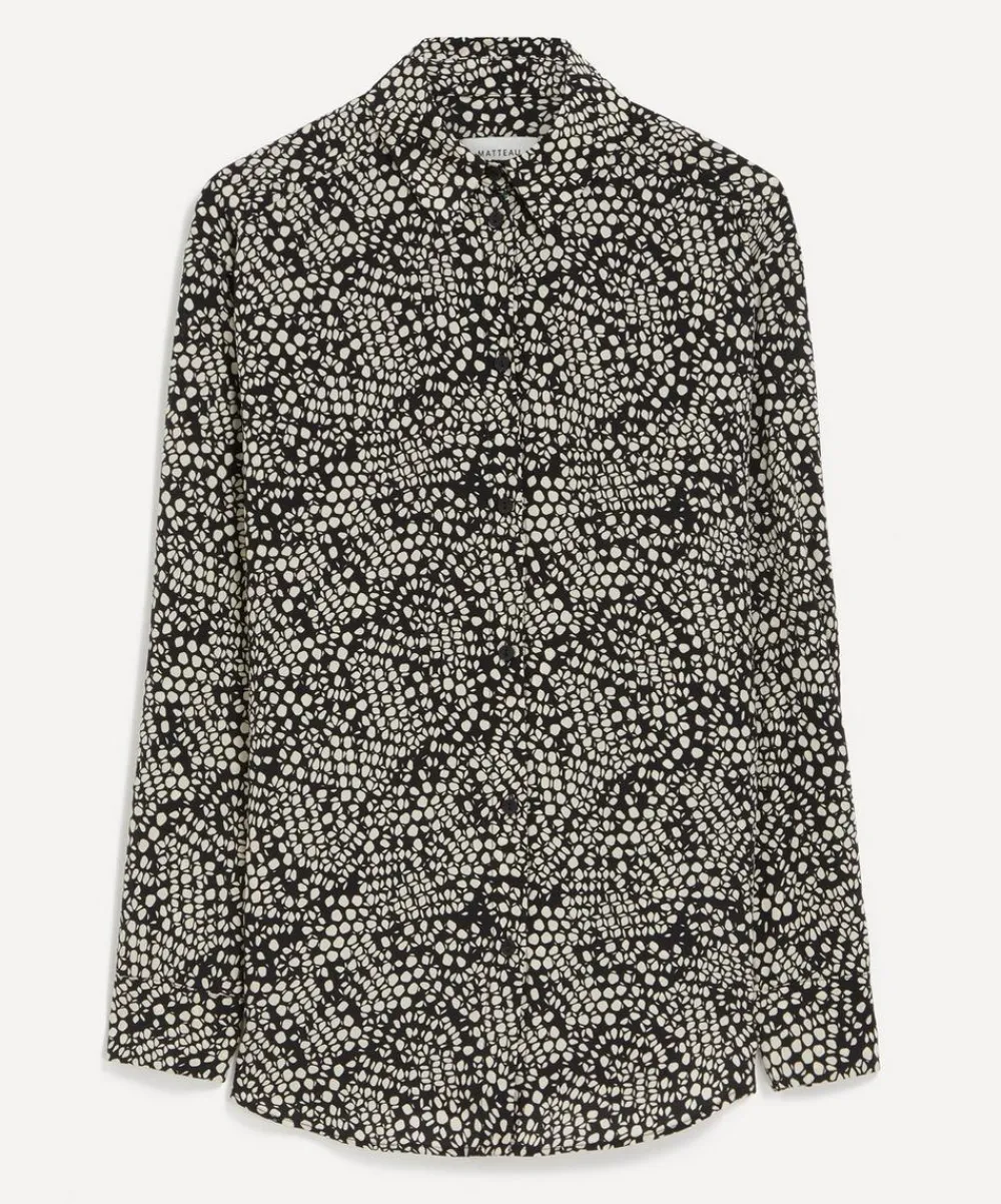Matteau Tops^Long Sleeve Silk Shirt
