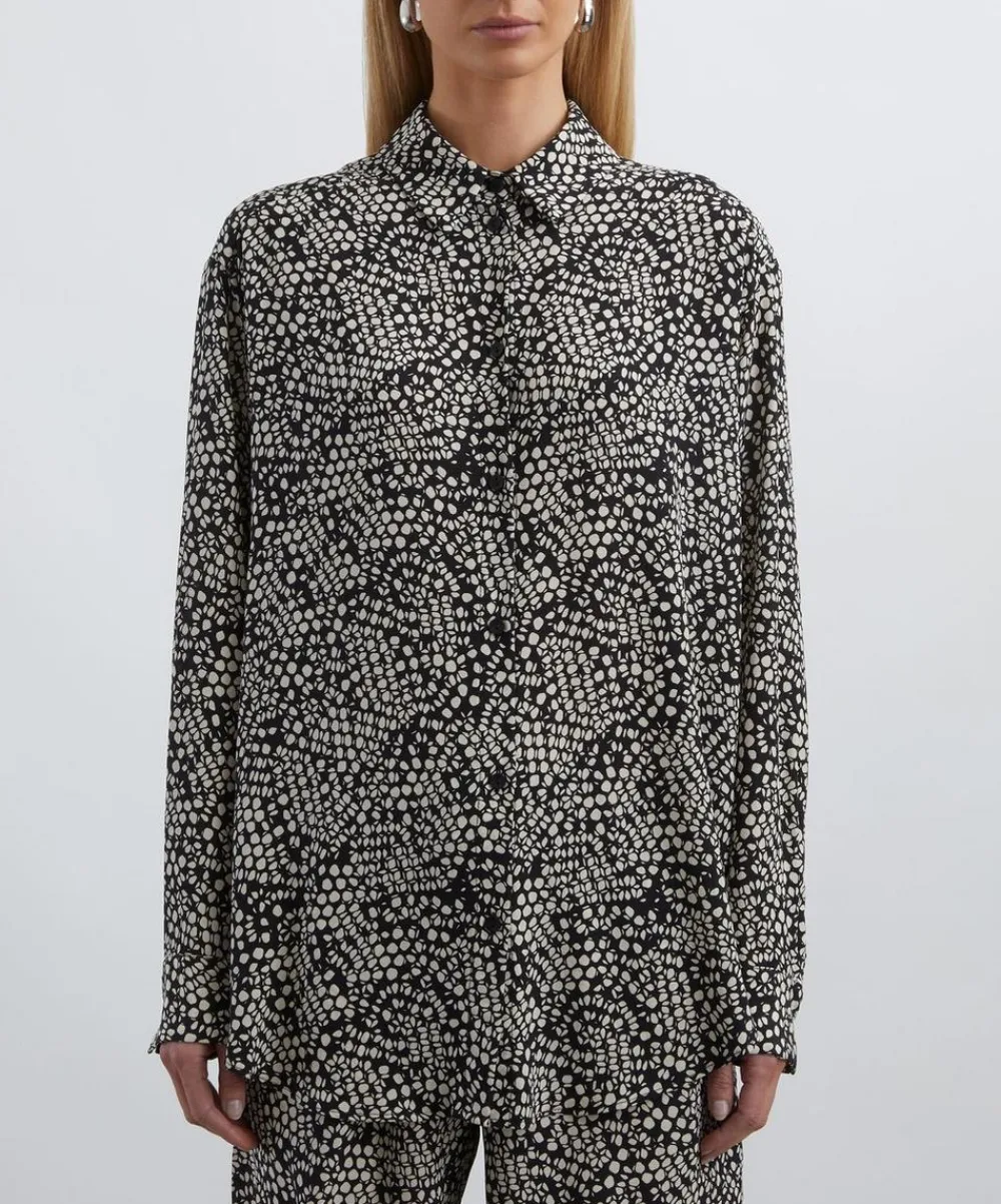 Matteau Tops^Long Sleeve Silk Shirt
