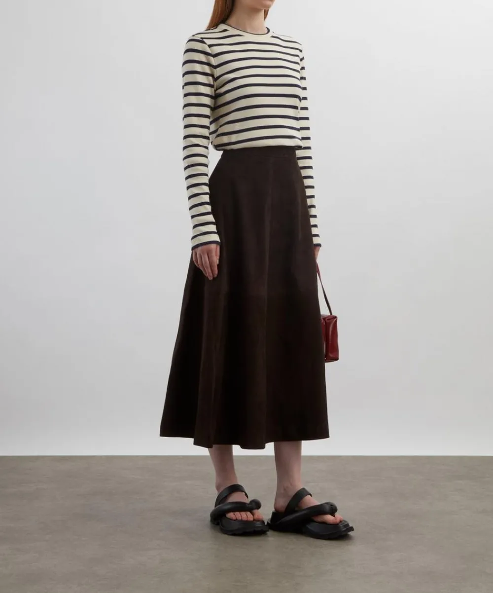 Jil Sander Tops^Long-Sleeve Striped Top