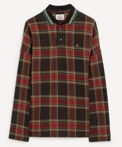 Vivienne Westwood Tops^Long-Sleeve Tartan Polo