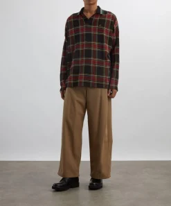 Vivienne Westwood Tops^Long-Sleeve Tartan Polo