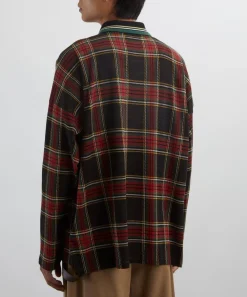 Vivienne Westwood Tops^Long-Sleeve Tartan Polo