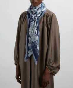 Liberty Scarves^Lord Thorpe 140x140 Modal-Cashmere Scarf