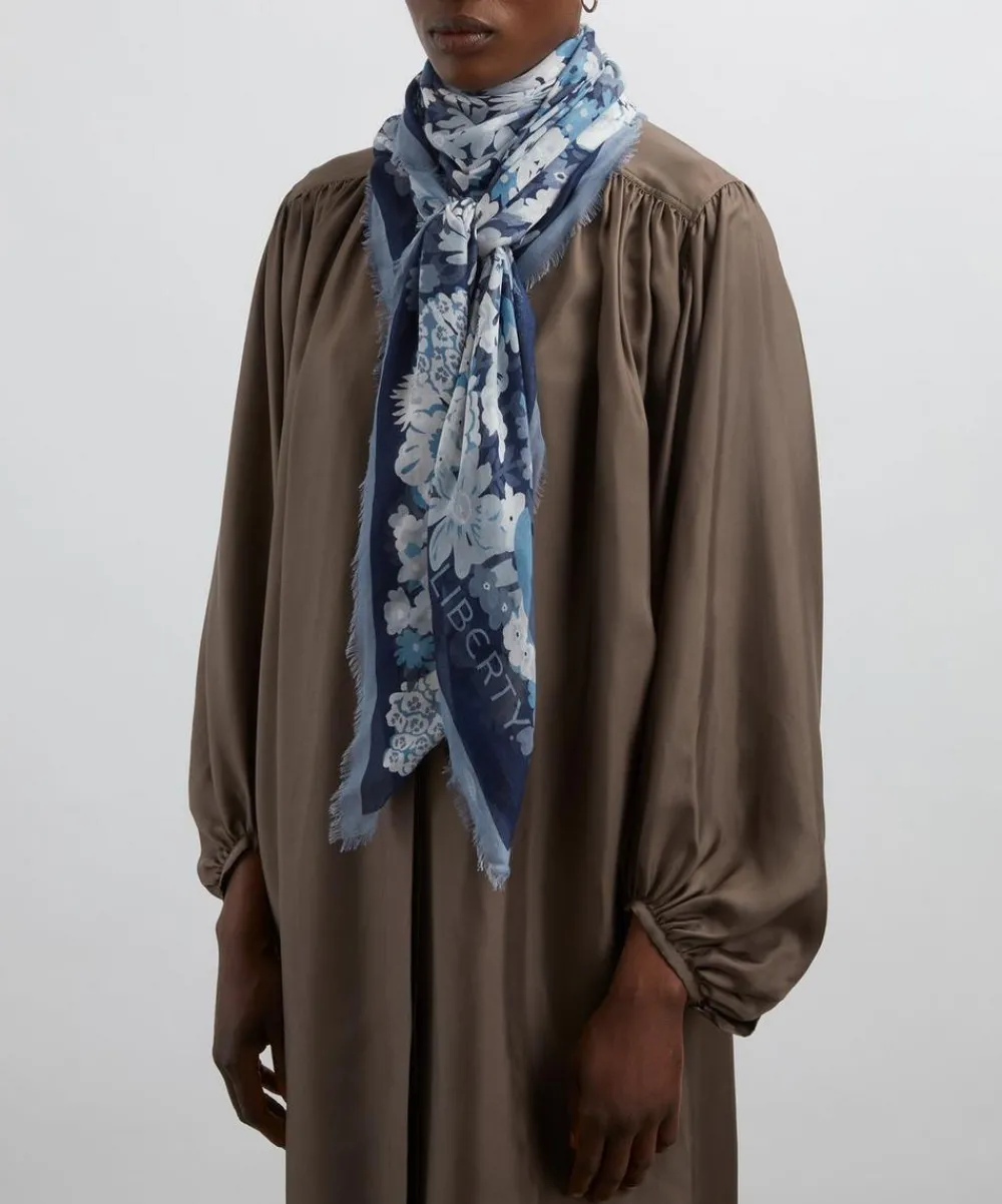 Liberty Scarves^Lord Thorpe 140x140 Modal-Cashmere Scarf