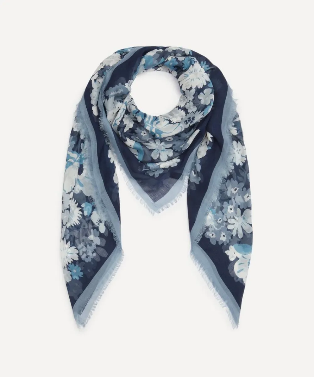 Liberty Scarves^Lord Thorpe 140x140 Modal-Cashmere Scarf