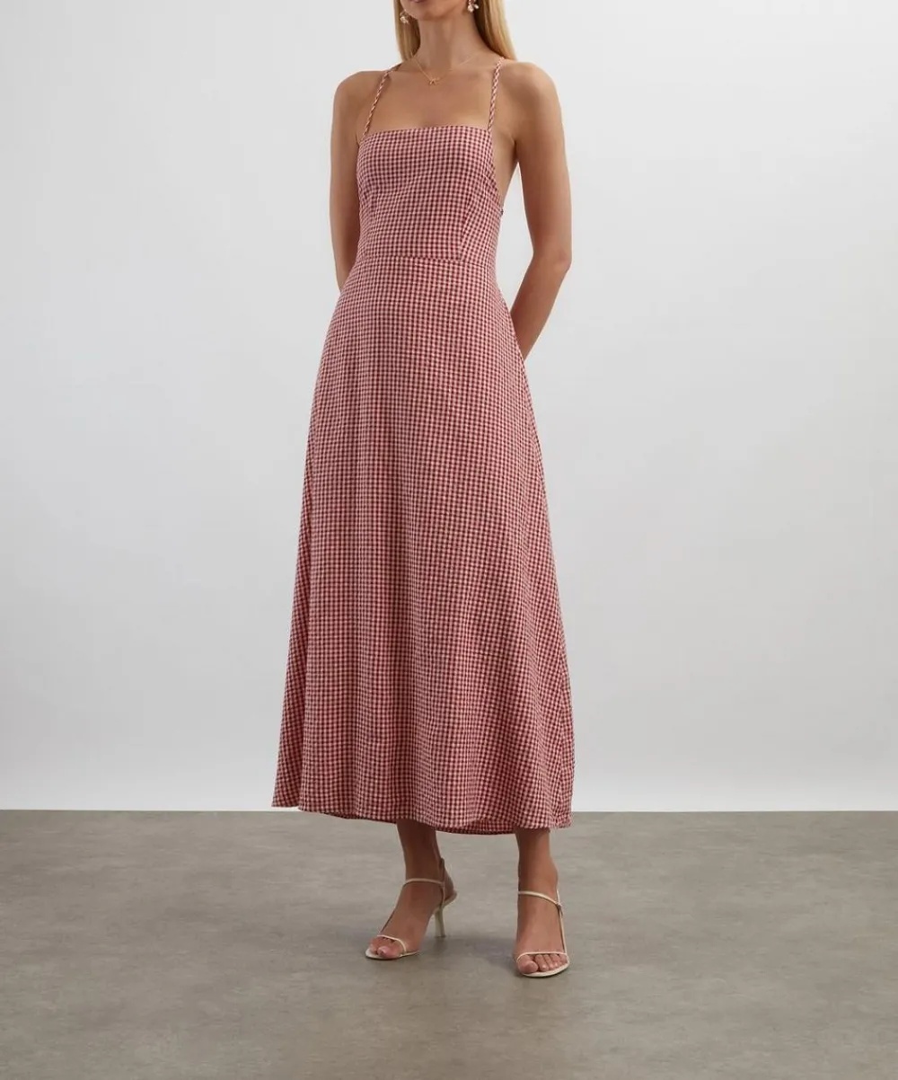 Posse Dresses^Lori Red Gingham Dress