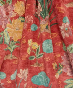 Liberty Interiors Furnishing Fabrics^Lotus Garden Downley Velvet in Lacquer