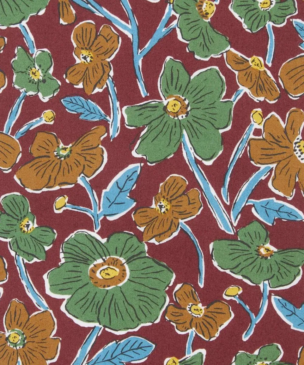 Liberty Fabrics Poplin^Louies Poppies Cotton Poplin