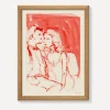 PSTR Studio Wall Art^Love is the Word Maria Murphy Framed Print