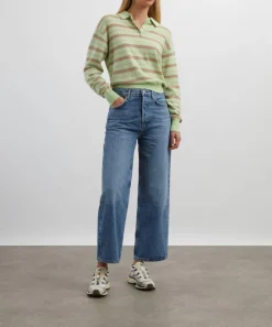 AGOLDE Jeans^Low Curve Fray Jeans in Fray