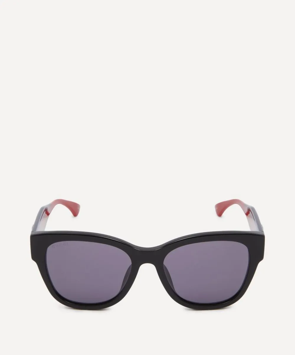 Gucci Sunglasses & Glasses^Low Nose Bridge Butterfly Injection Sunglasses