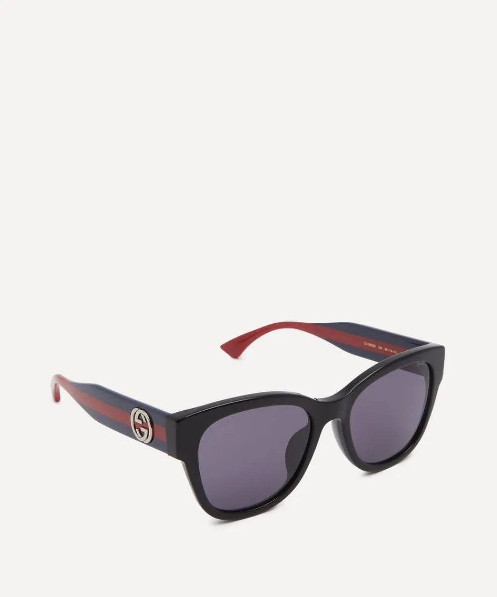 Gucci Sunglasses & Glasses^Low Nose Bridge Butterfly Injection Sunglasses