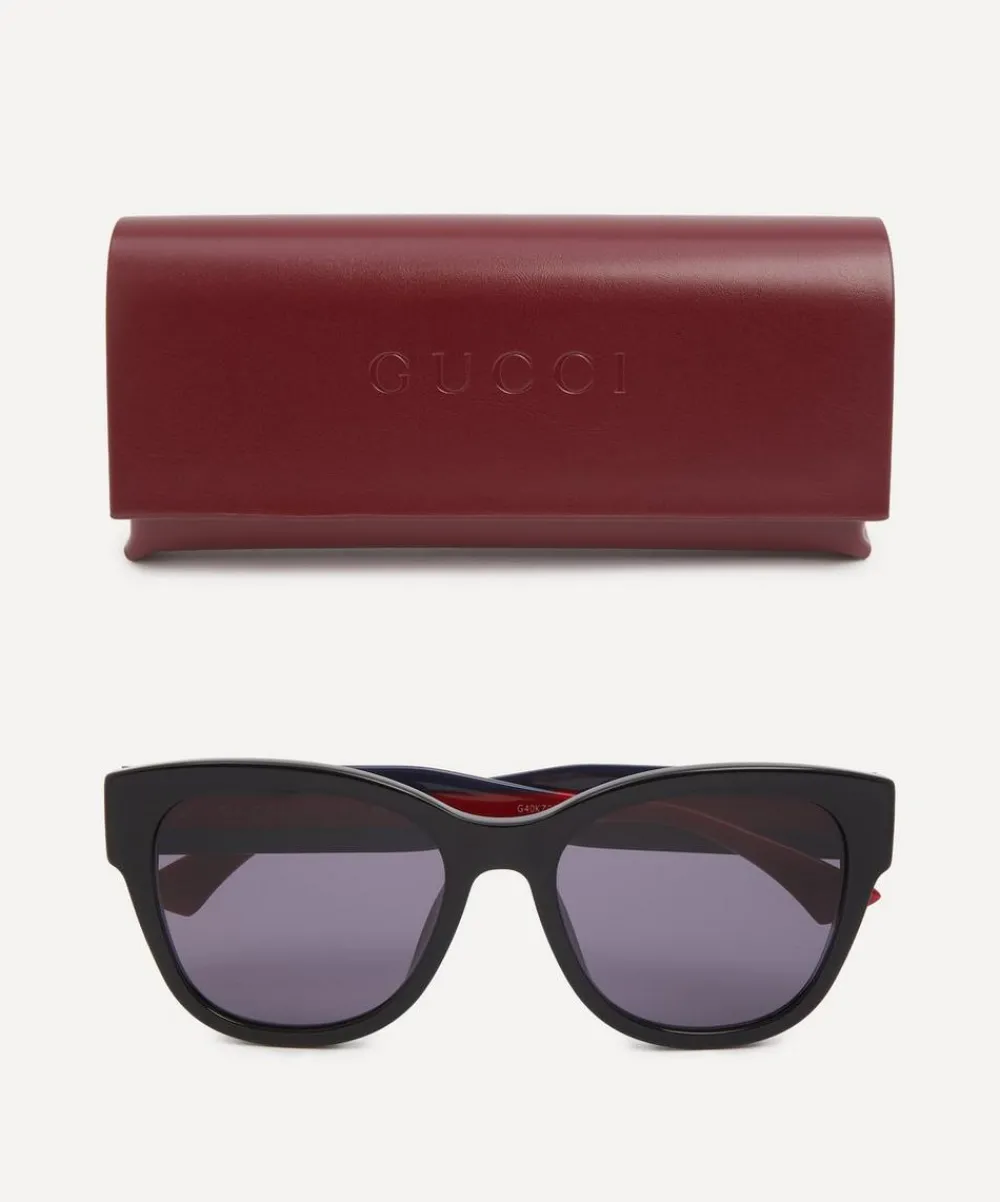 Gucci Sunglasses & Glasses^Low Nose Bridge Butterfly Injection Sunglasses