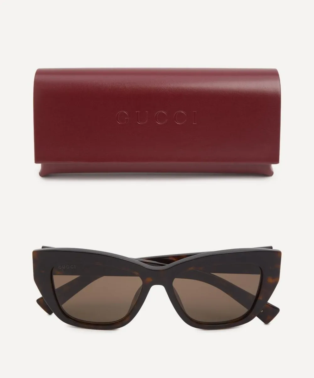 Gucci Sunglasses & Glasses^Low Nose Bridge Cat-Eye Sunglasses