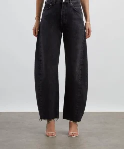AGOLDE Jeans^Luna High-rise Pieced Taper Jeans in Posses
