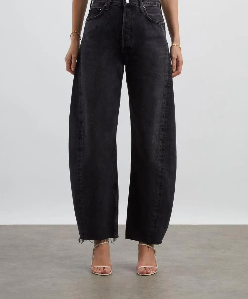 AGOLDE Jeans^Luna High-rise Pieced Taper Jeans in Posses