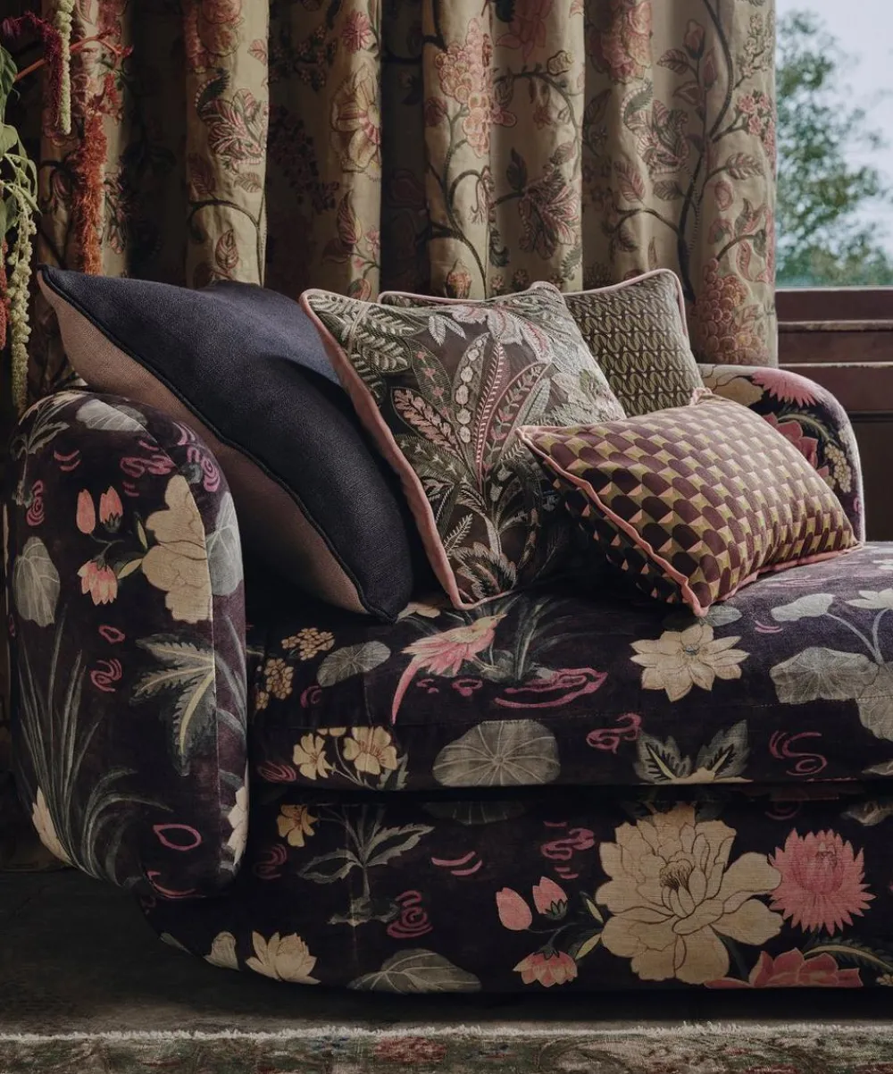 Liberty Interiors Furnishing Fabrics^Lutea in Brinjal