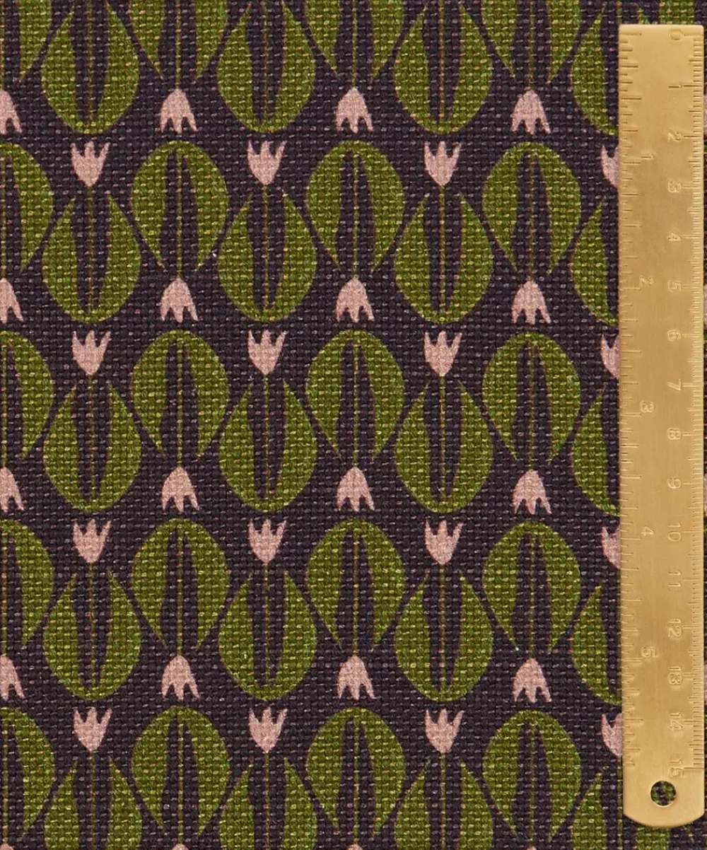 Liberty Interiors Furnishing Fabrics^Lutea in Brinjal