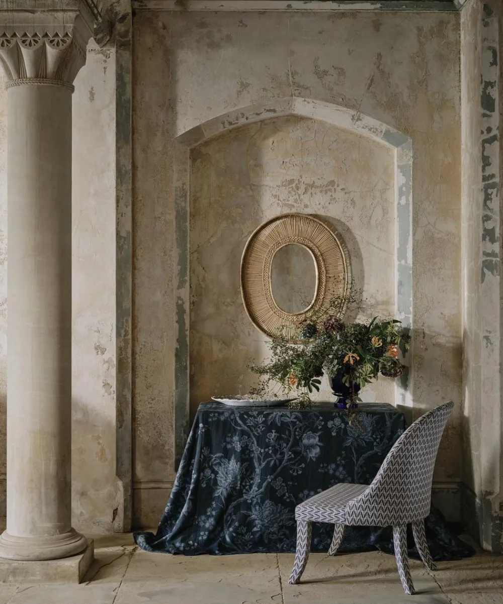 Liberty Interiors Furnishing Fabrics^Lutea in Lapis