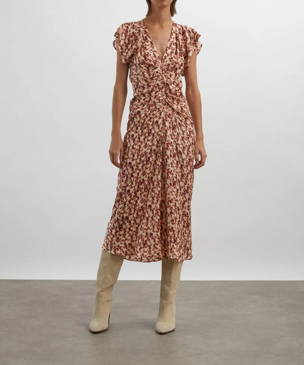 Isabel Marant Dresses^Lyndsay Patterned Jacquard Midi Dress