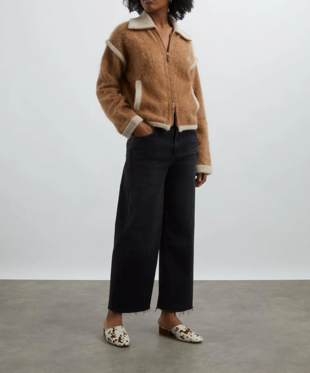 Citizens of Humanity Jeans^Lyra Wide-Leg Crop Jeans in Medallion