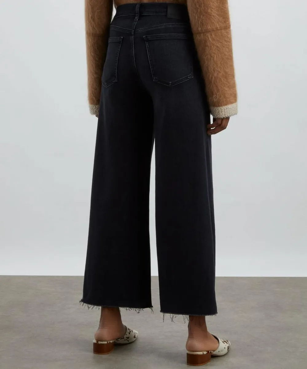 Citizens of Humanity Jeans^Lyra Wide-Leg Crop Jeans in Medallion