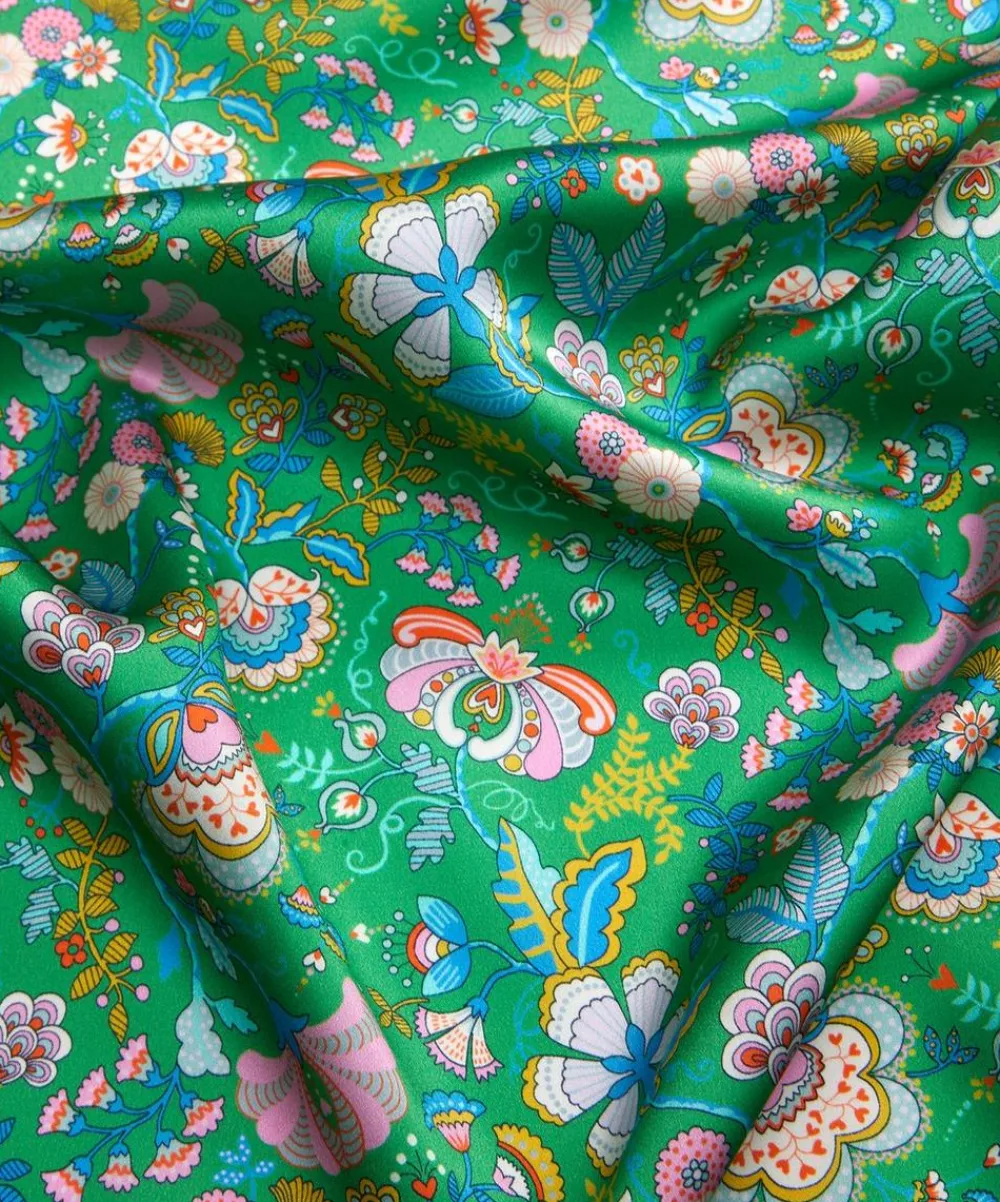 Liberty Fabrics Classic Silks|Silk Satin^Mabelle Hall Silk Satin