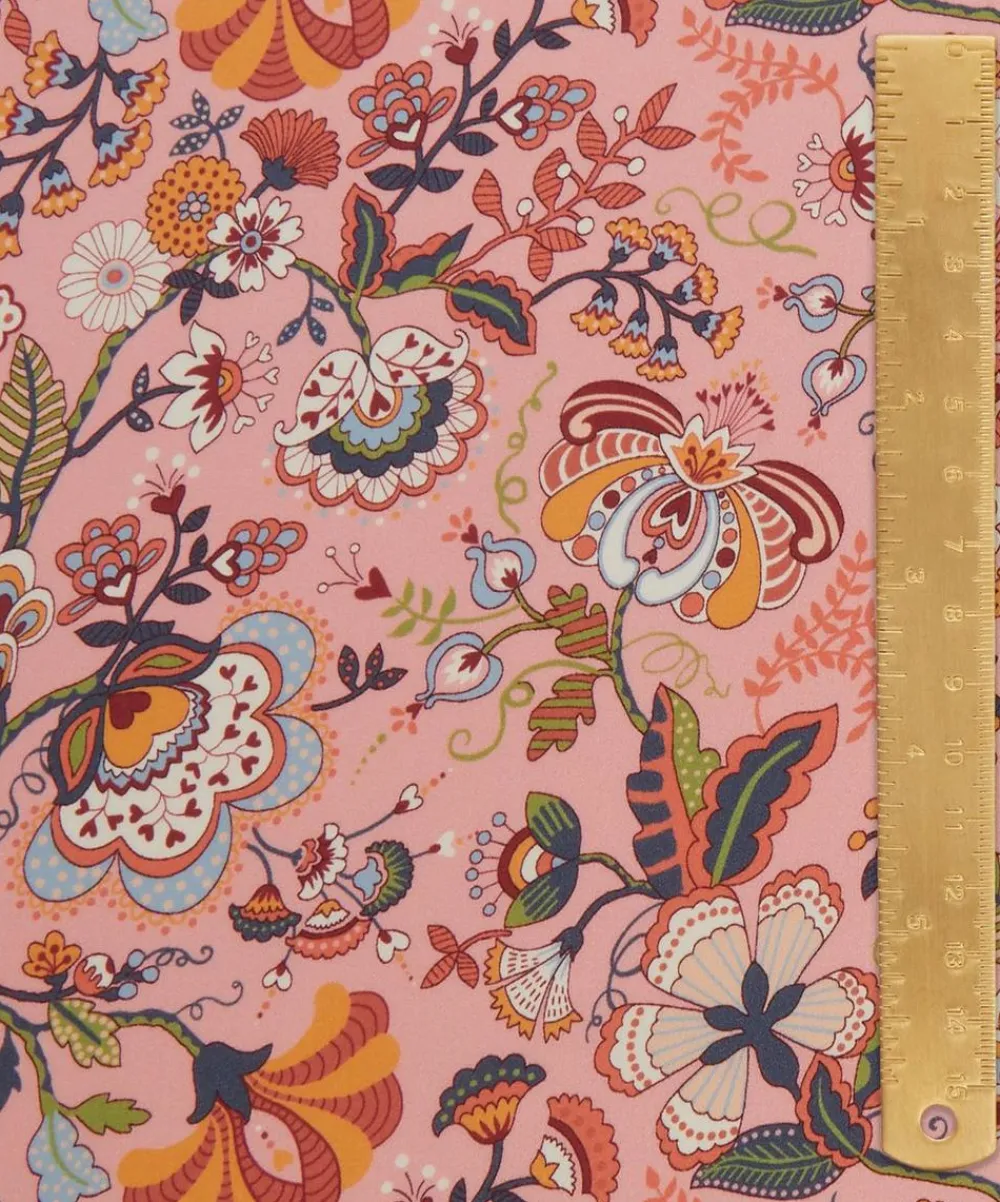 Liberty Fabrics Classic Silks|Silk Satin^Mabelle Hall Silk Satin