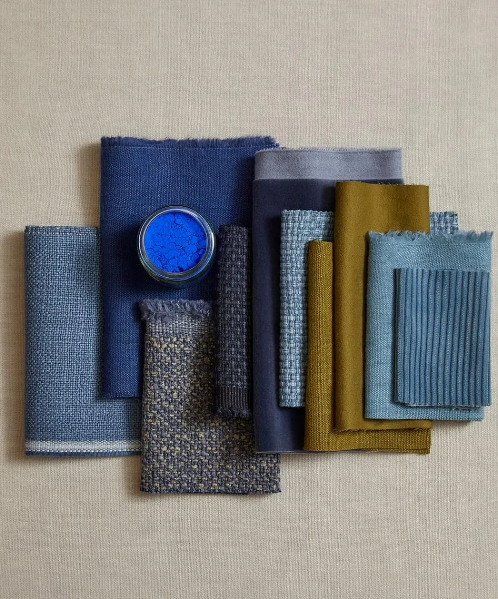 Liberty Interiors Furnishing Fabrics^Macdonald in Periwinkle