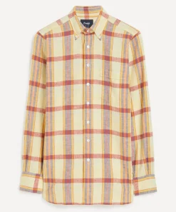 Drakes Shirts^Madras Check Shirt