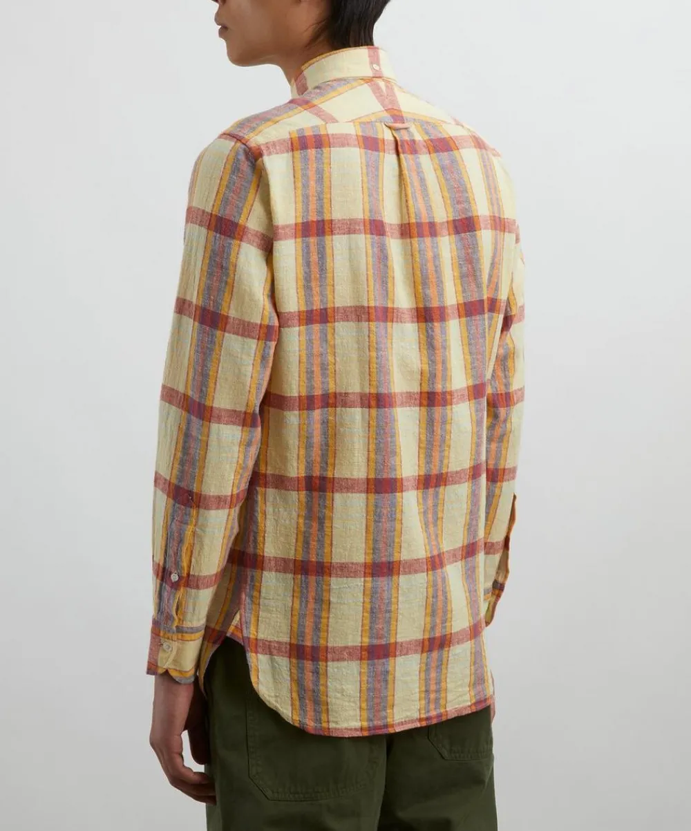 Drakes Shirts^Madras Check Shirt